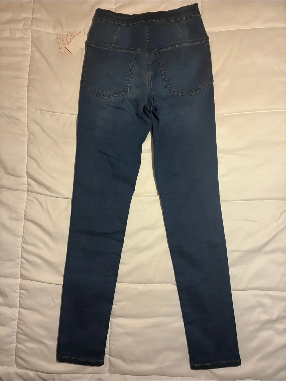 Free People Sweet Jane High-Rise Skinny Jeans in Medium Blue Wash Women’s Sz 27